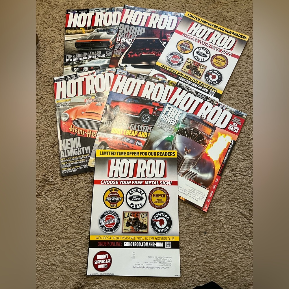 2016 Hot Rod Magazine Lot